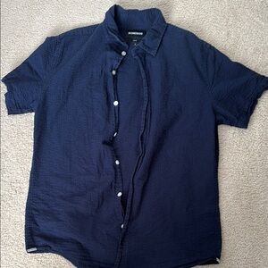 Navy Blue Men's Shirt